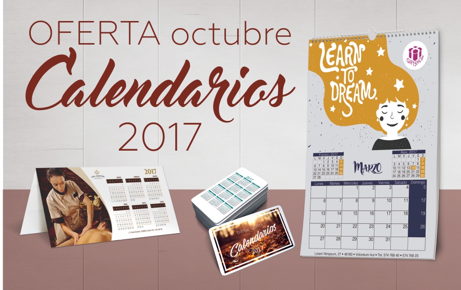 Oferta calendarios 2017